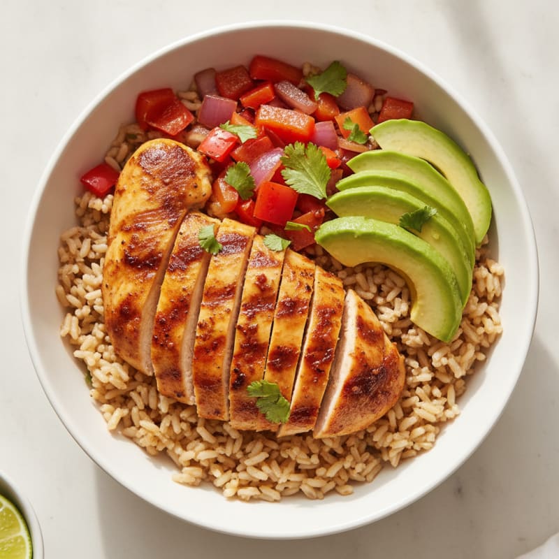 Chipotle Chicken and Rice Bowl