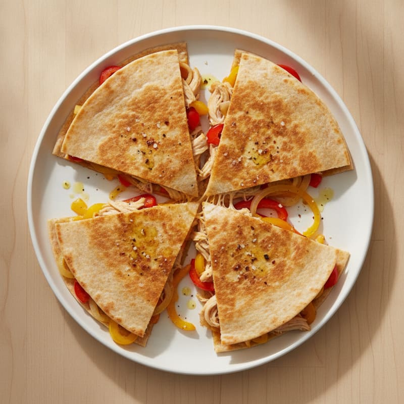 Chicken and Cheese Quesadilla