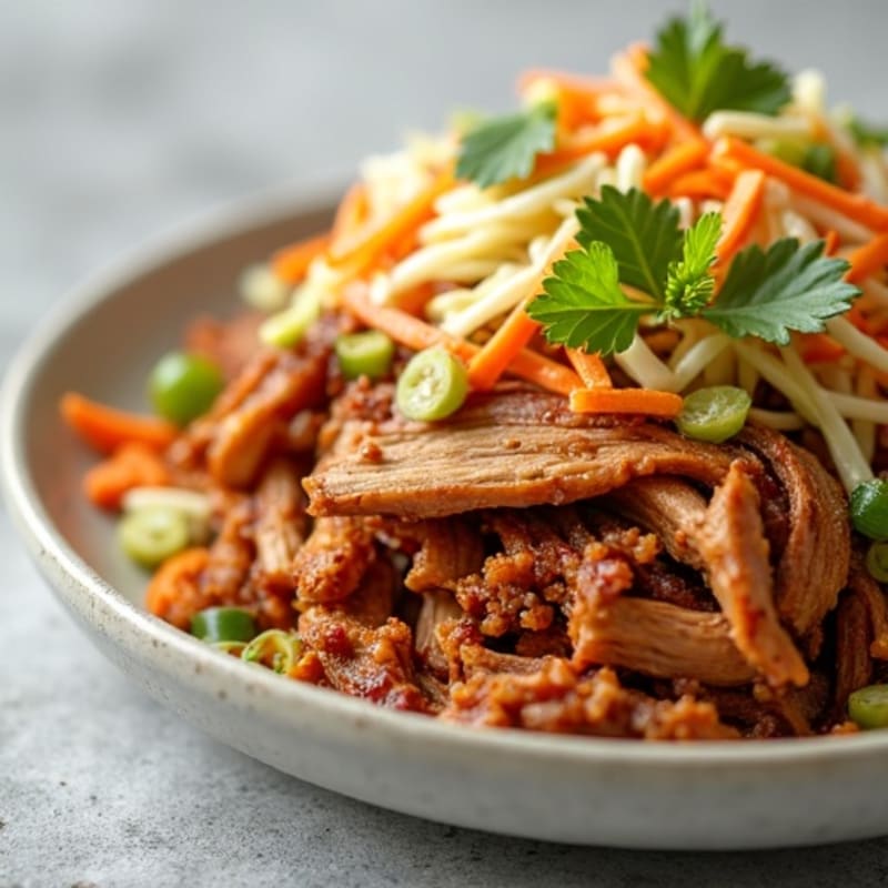 Citrus-Garlic Pulled Pork with Fresh Slaw