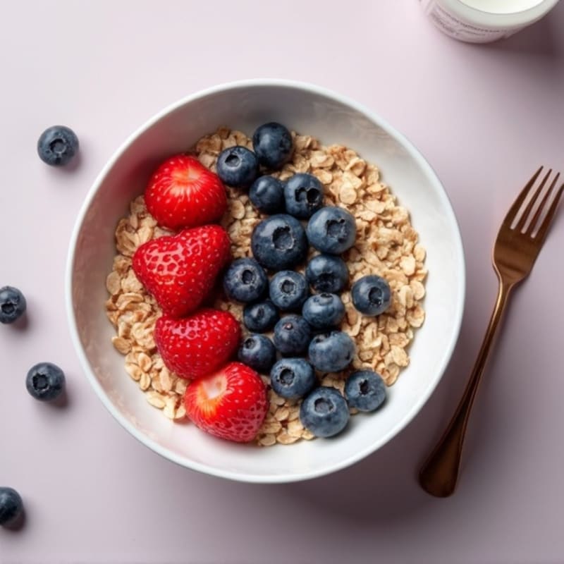Protein-Packed Berry Oatmeal Bowl