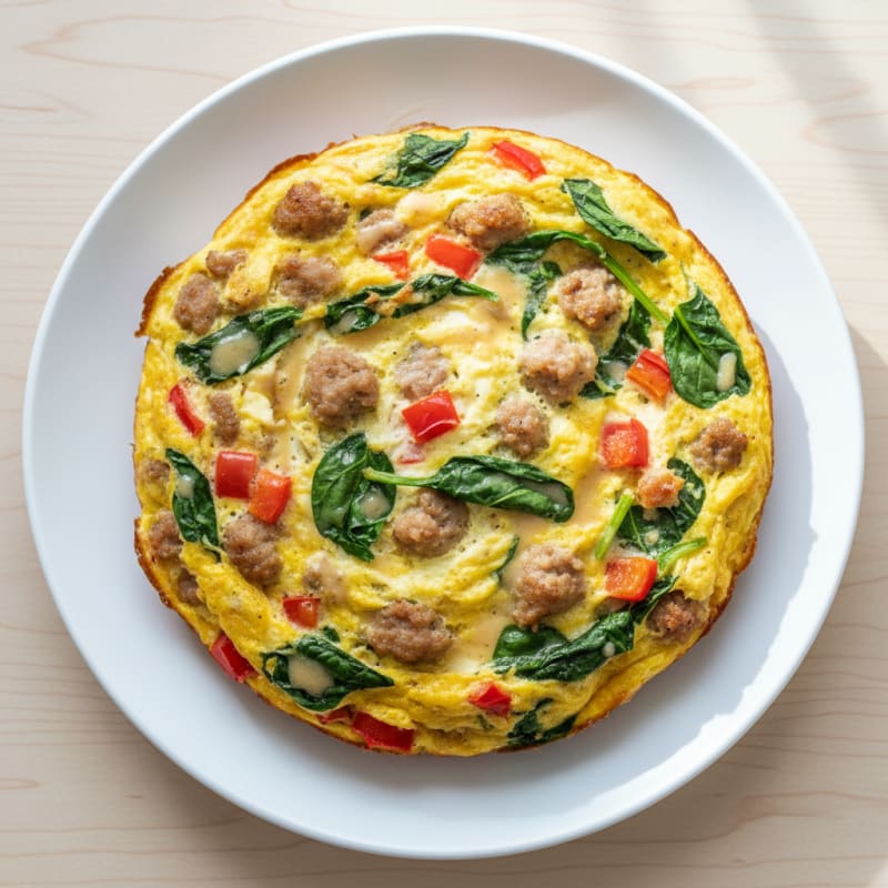 Savory Egg and Sausage Bake