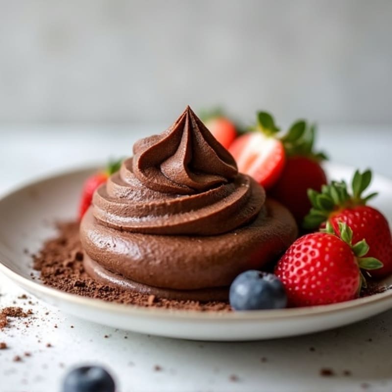 Creamy Dark Chocolate Protein Mousse
