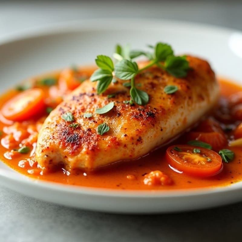 Creamy Spiced Tomato Chicken