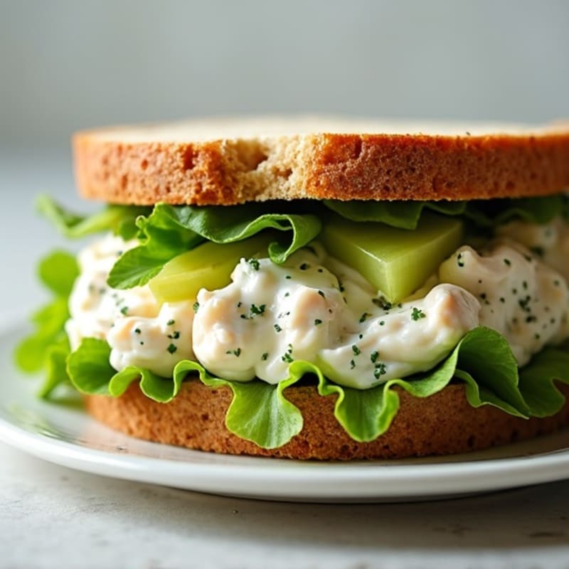 Creamy Dill Chicken Salad Sandwich