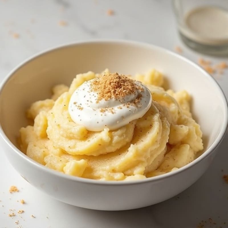 Creamy Vanilla Protein Mashed Potato Bowl