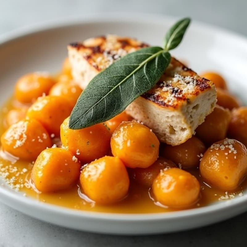 Herb-Roasted Sweet Potato Gnocchi with Sage Brown Butter