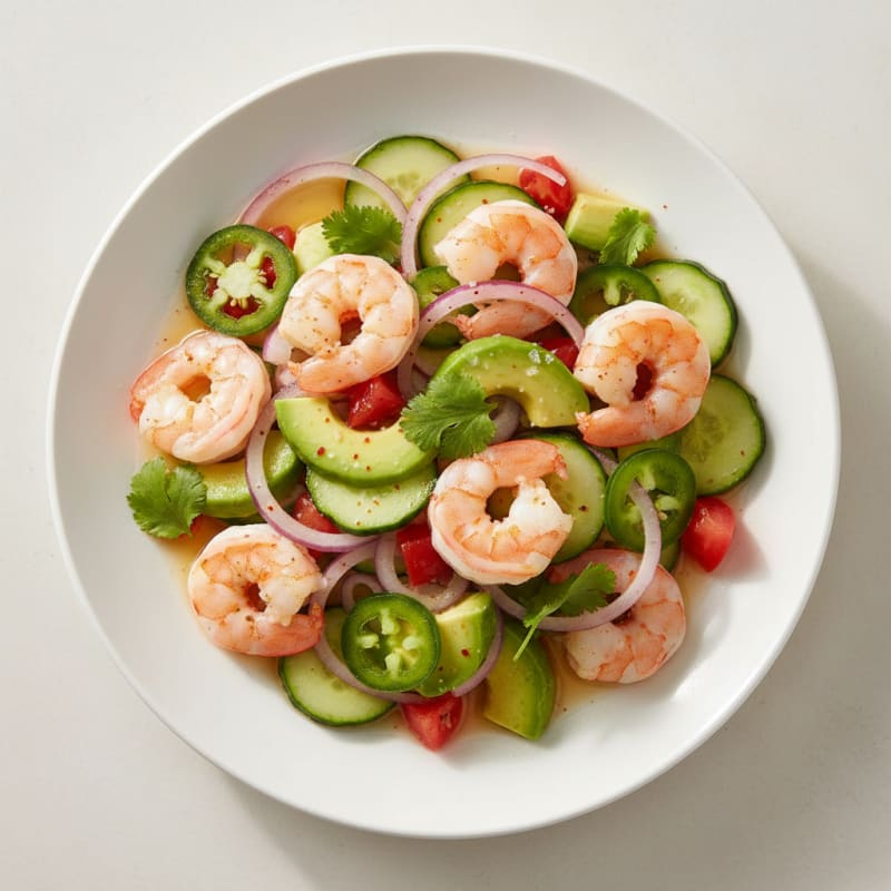 Zesty Chili-Lime Shrimp Ceviche with Avocado