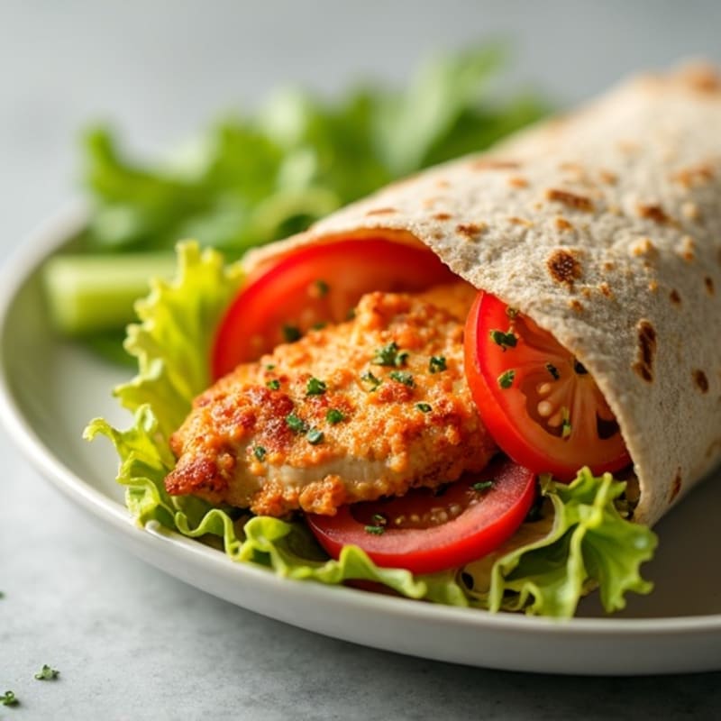 Crispy Buffalo Ranch Chicken Wrap