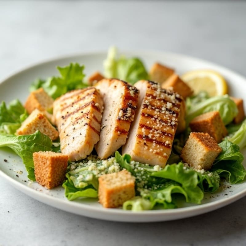 Grilled Chicken Crispy Caesar Salad