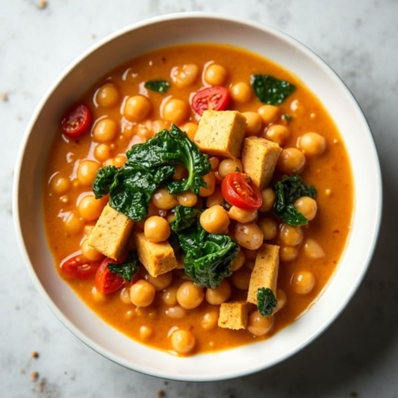 Chickpea Creamy Coconut Curry Stew
