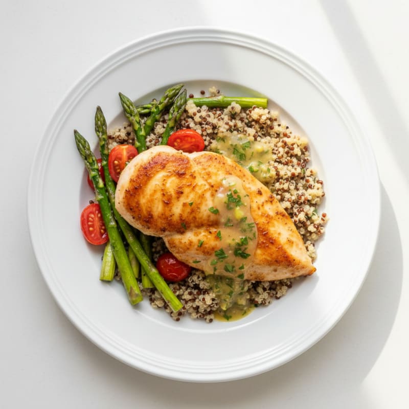 Pan-Seared Chicken with Lemon-Herb Sauce