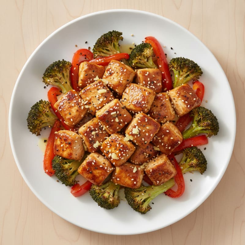 Teriyaki Chicken with Roasted Vegetables