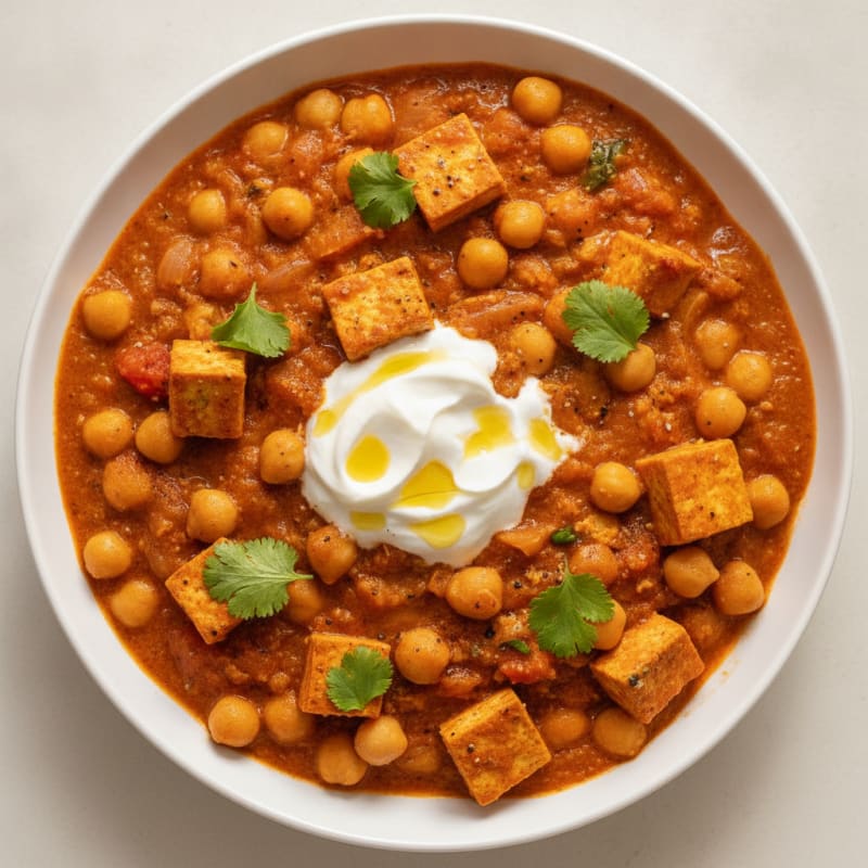Hearty Chickpea and Tomato Curry