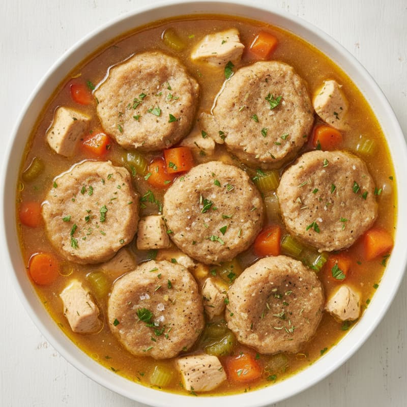Homestyle Chicken and Herb Dumplings