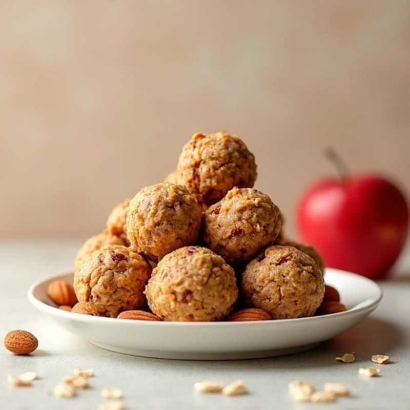 Crunchy Apple-Almond Energy Bites