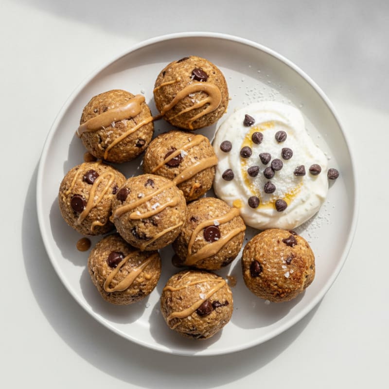 No-Bake Chocolate Chip Protein Bites