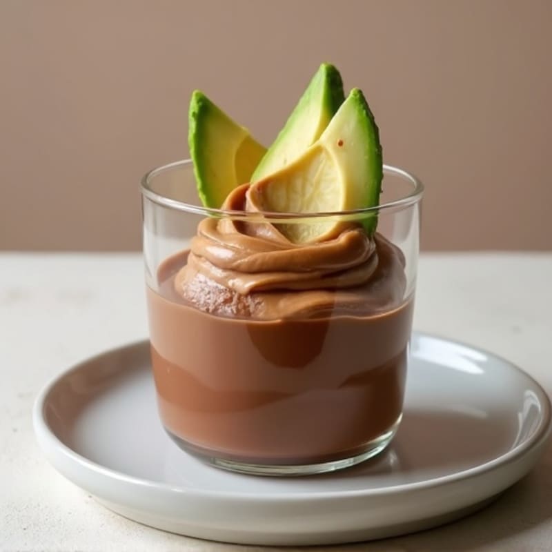 Silky Chocolate Protein Pudding with Peanut Butter Swirl