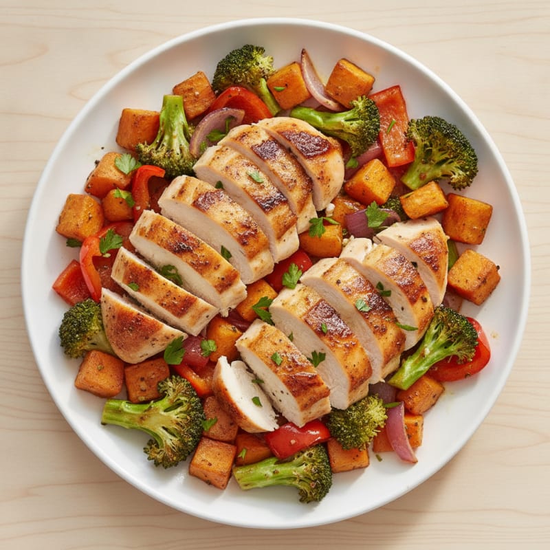 Lemon Herb Roasted Chicken and Vegetables