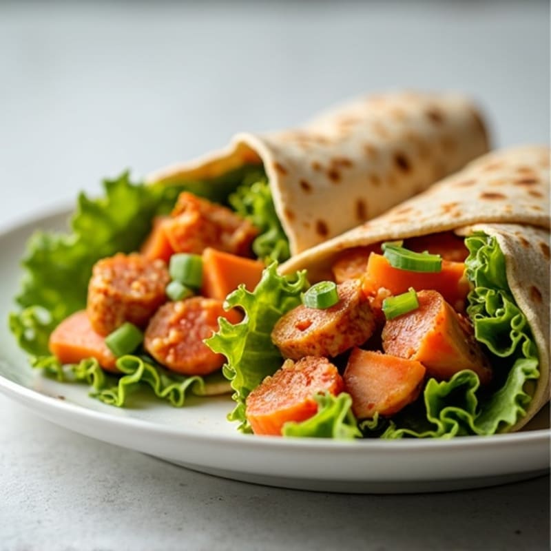 Fresh Spicy Tuna Wraps