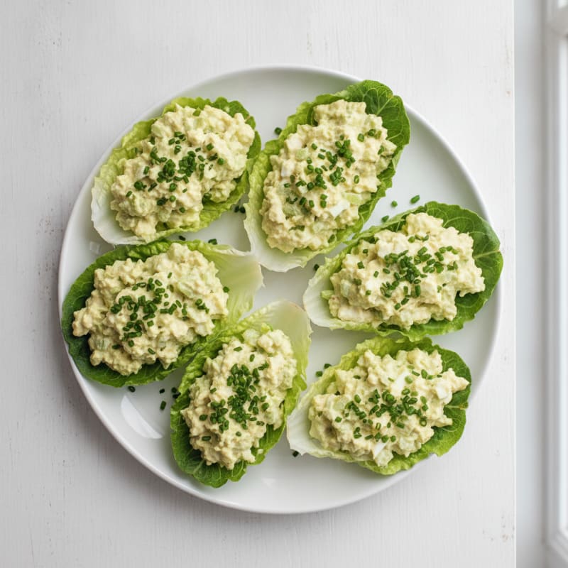 Egg Salad Lettuce Wraps