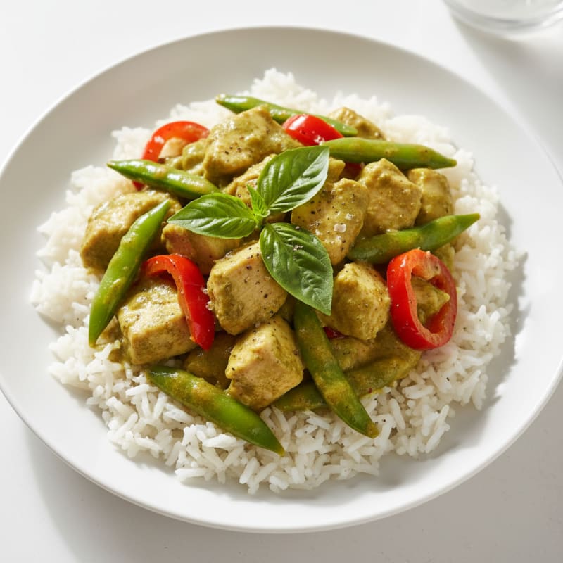 Tender Thai Green Curry Chicken