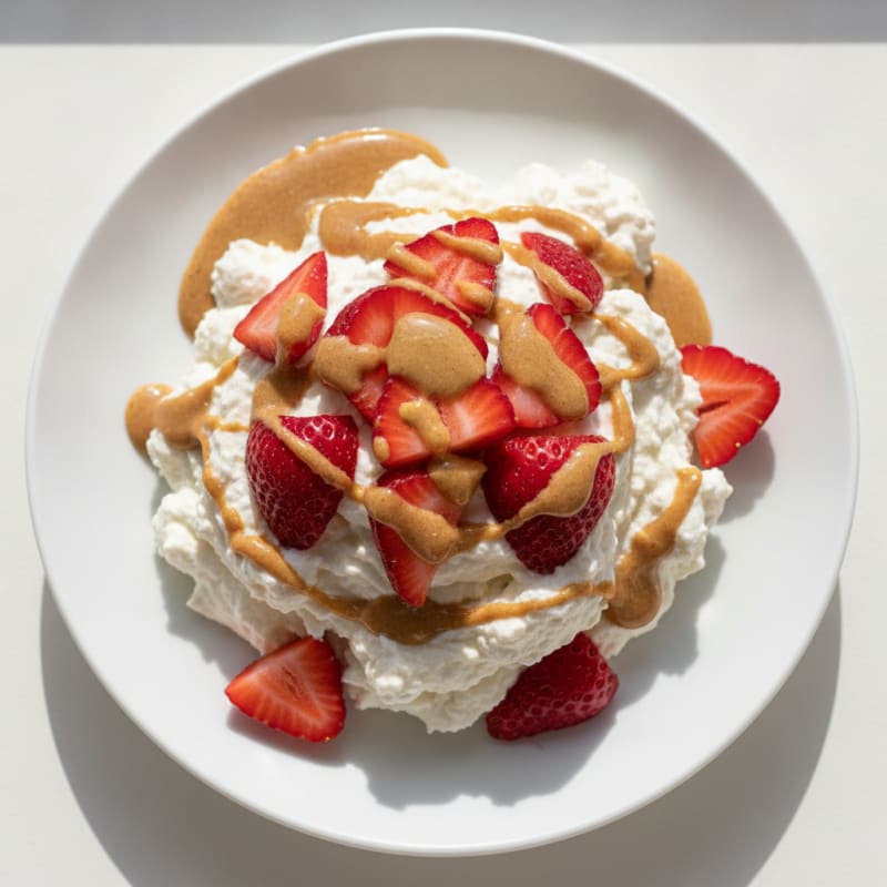 Silky Greek Yogurt Protein Mousse with Berries