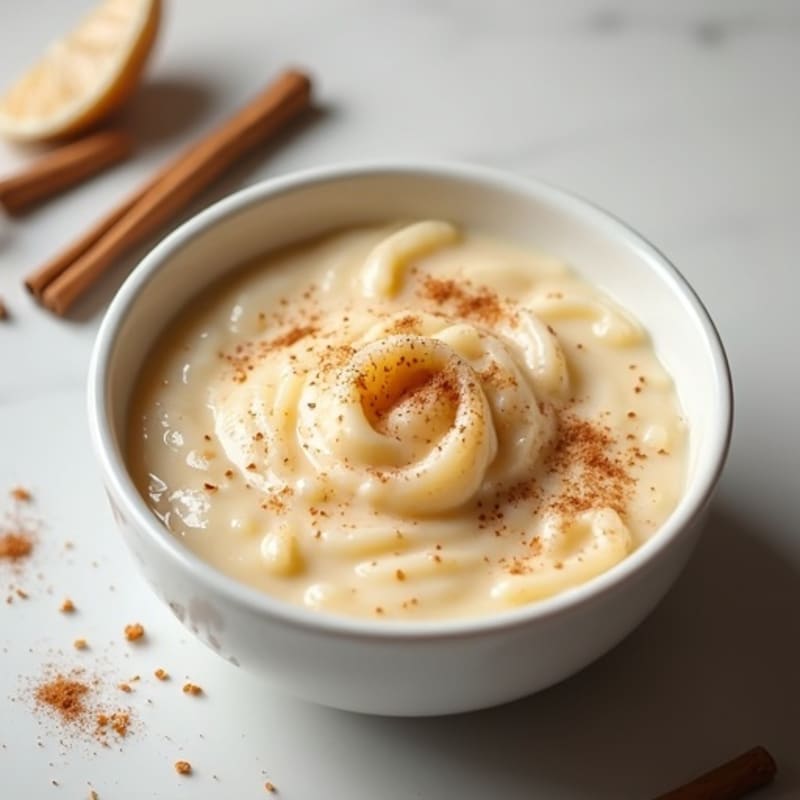 Silky Vanilla Protein Rice Pudding