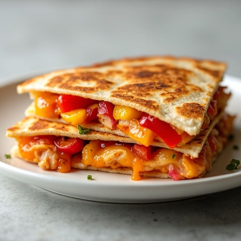 Healthy BBQ Chicken Quesadilla