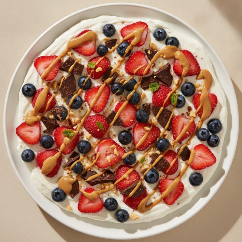 High-Protein Greek Yogurt Berry Chocolate Bark