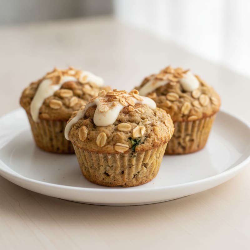 Banana Oat Protein Power Muffins