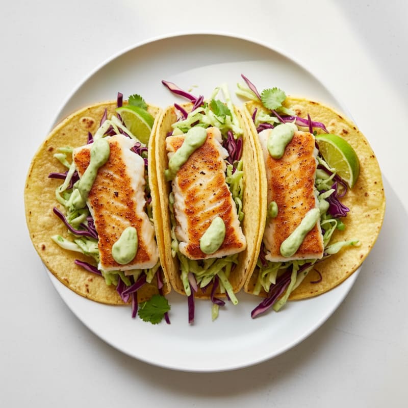 Crispy Chili-Lime Fish Tacos