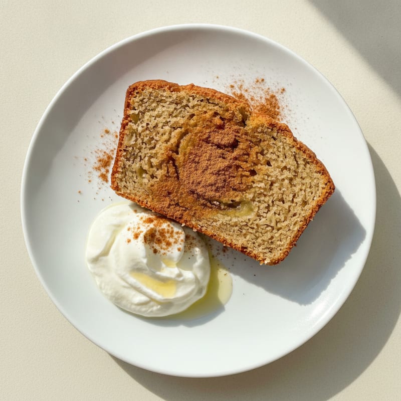 High-Protein Banana Bread with Greek Yogurt