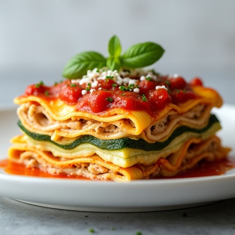 Protein-Packed Turkey Zucchini Lasagna