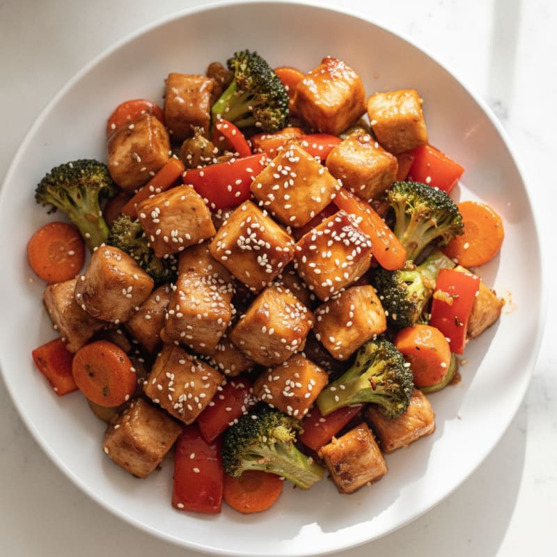 Teriyaki Chicken with Roasted Vegetables