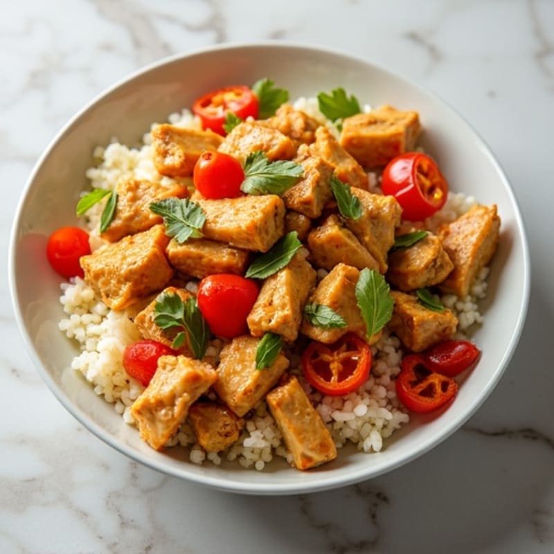 Cauliflower Rice Chicken Stir-Fry