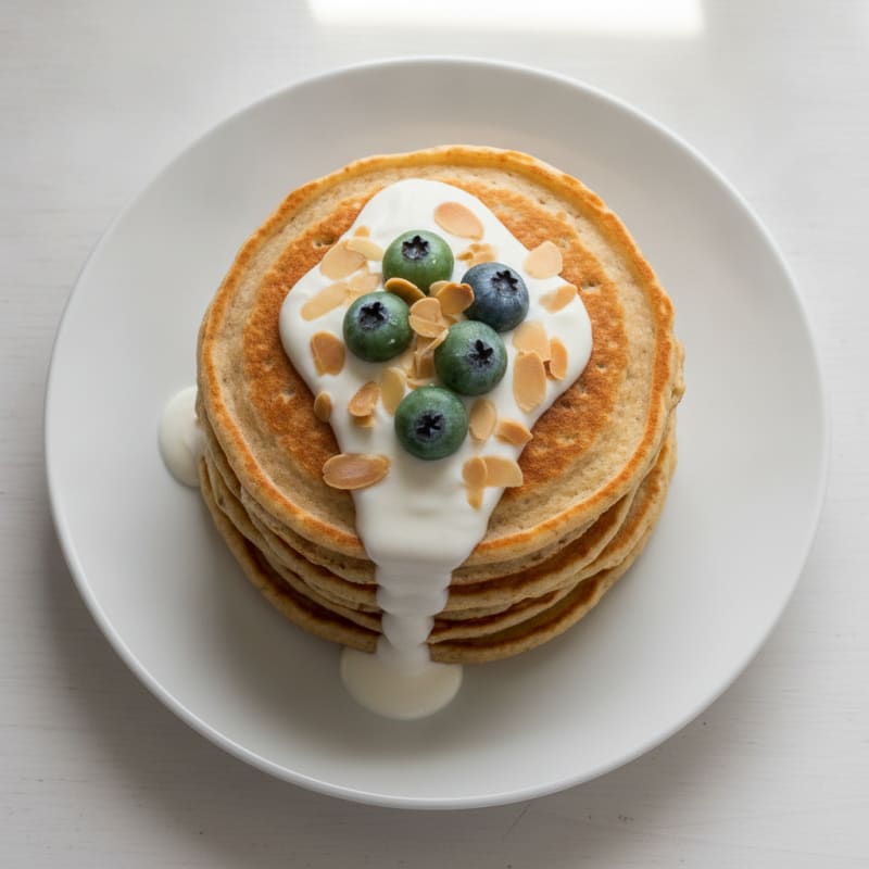 Vanilla Greek Yogurt Pancakes