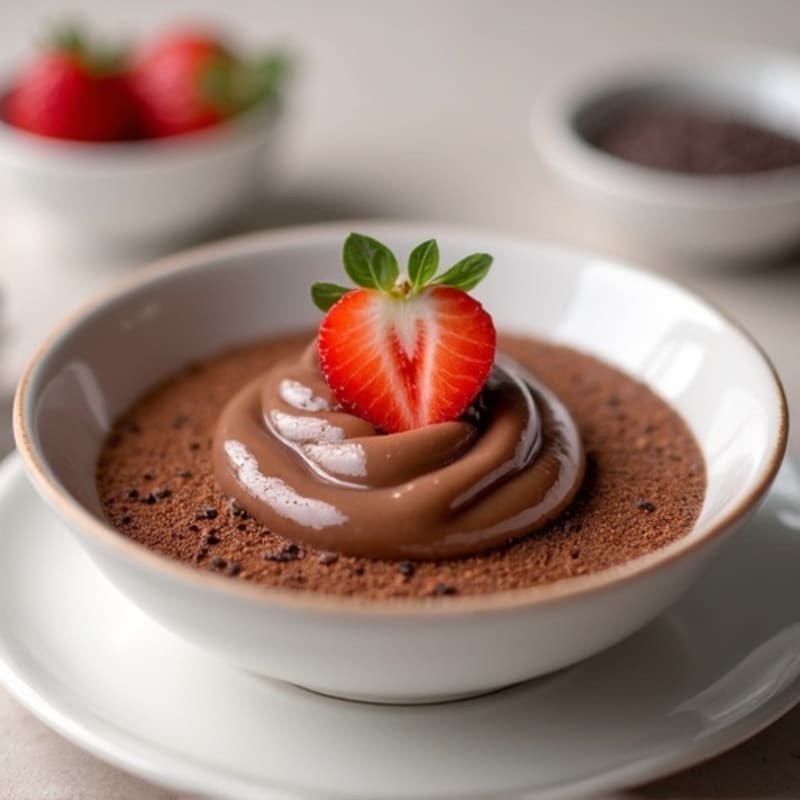 Silky Chocolate Protein Pudding
