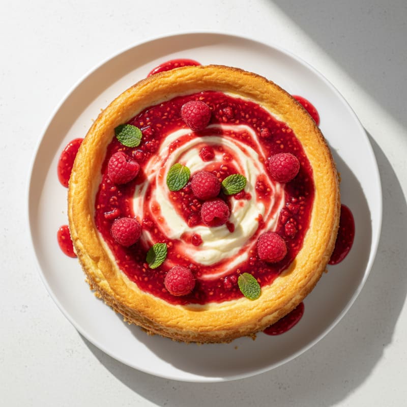 Silky Greek Yogurt Protein Cheesecake