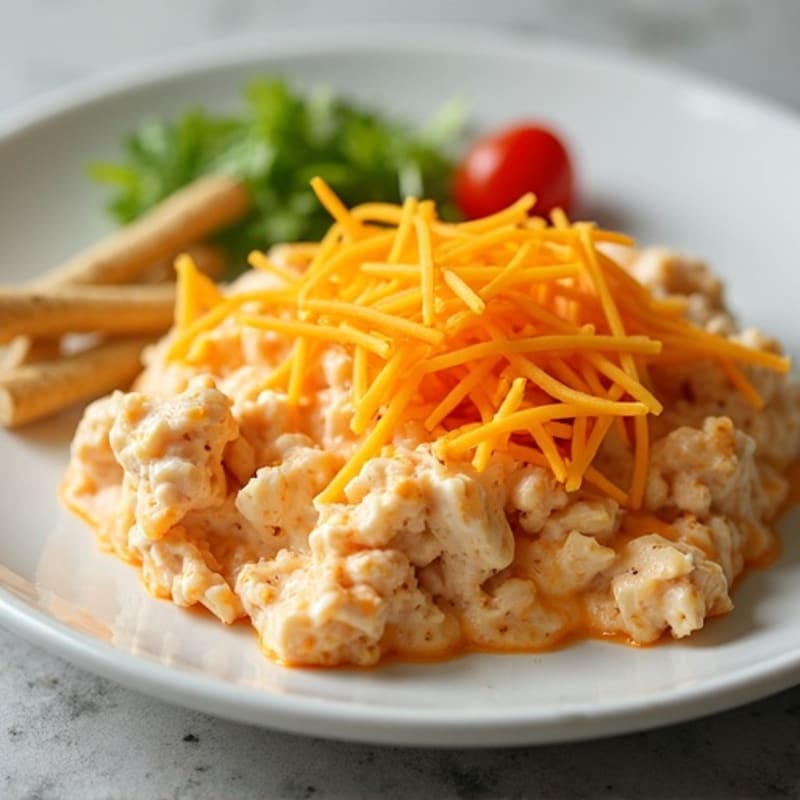 Creamy Greek Yogurt Buffalo Chicken Dip