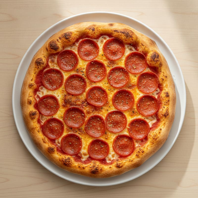 Stuffed Crust Pepperoni Pizza