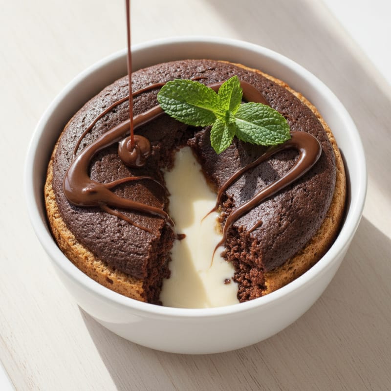 Cadbury Creme Egg Chocolate Lava Cake
