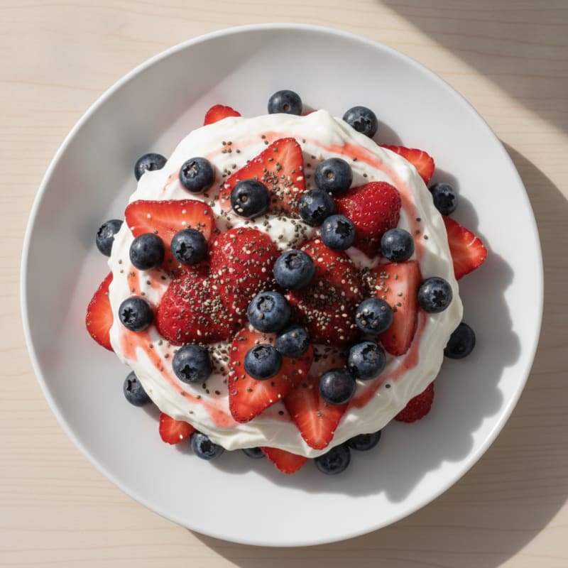 Creamy Greek Yogurt Protein Parfait with Fresh Berries