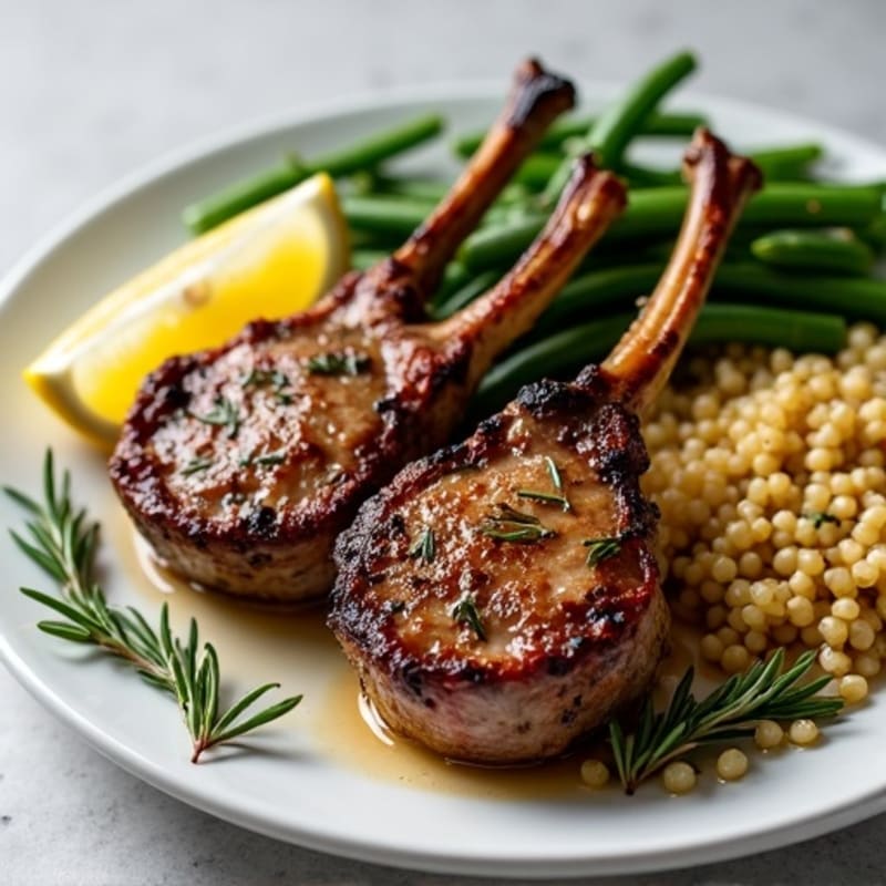 Rosemary-Garlic Grilled Lamb Chops