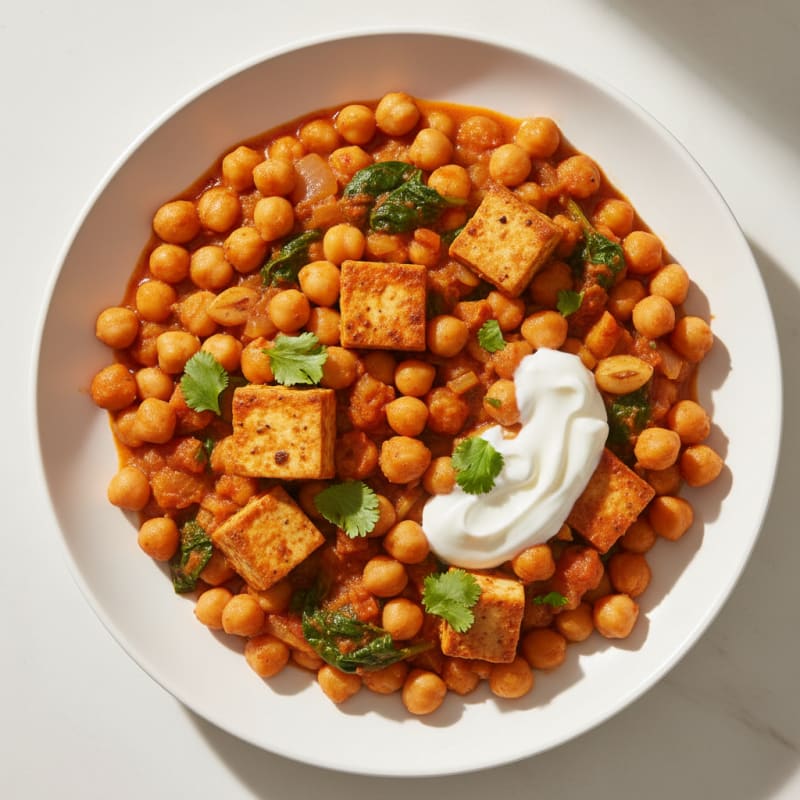 Creamy Spiced Chickpea Masala