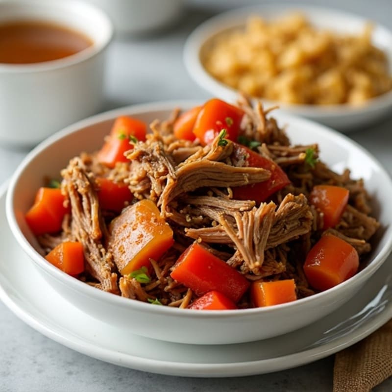 Slow Cooker Savory Shredded Pork