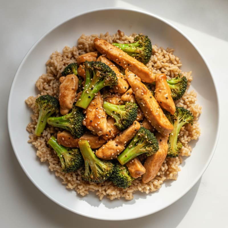 Teriyaki Chicken and Broccoli Stir-Fry