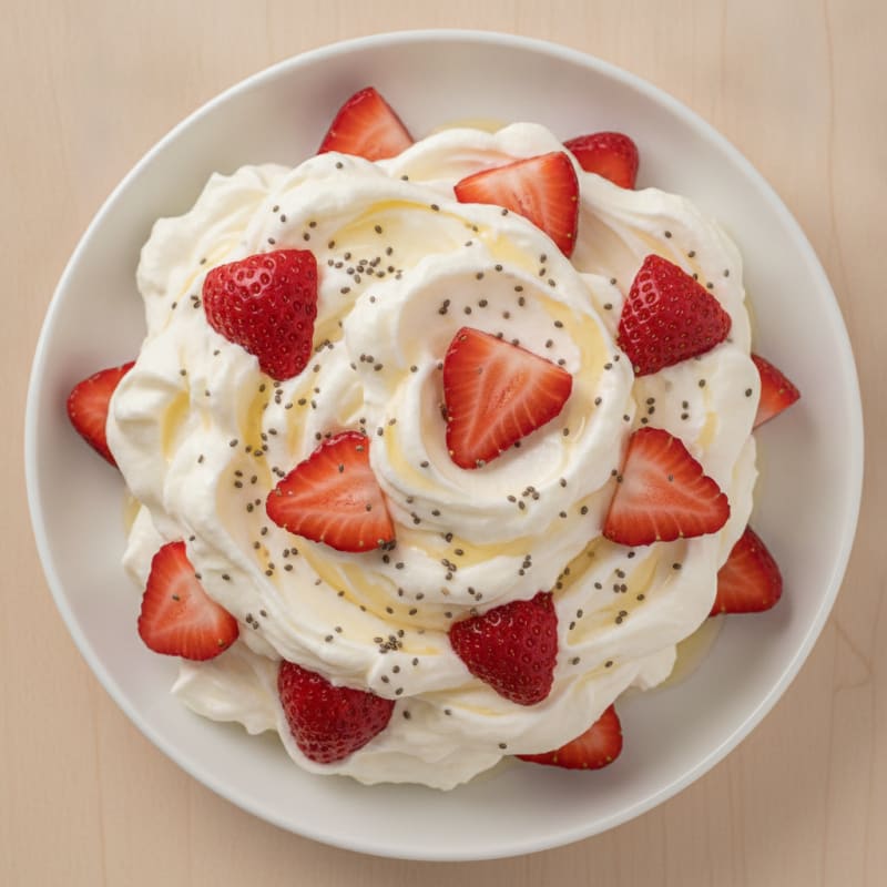 Silky Greek Yogurt Protein Pudding with Berries