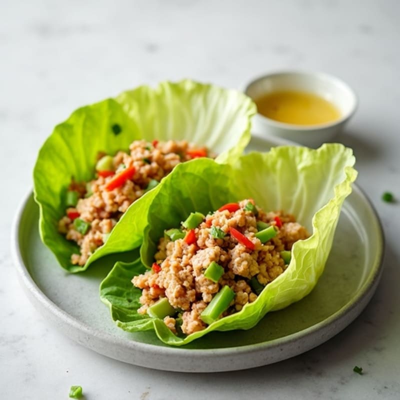 Spicy Tuna Lettuce Wraps