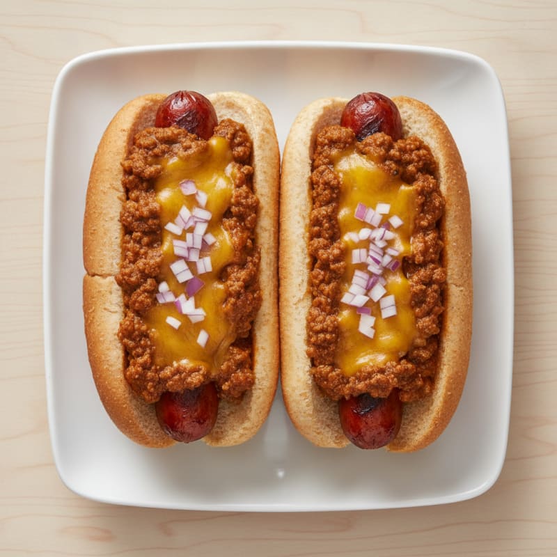 Classic Chili Cheese Hot Dogs