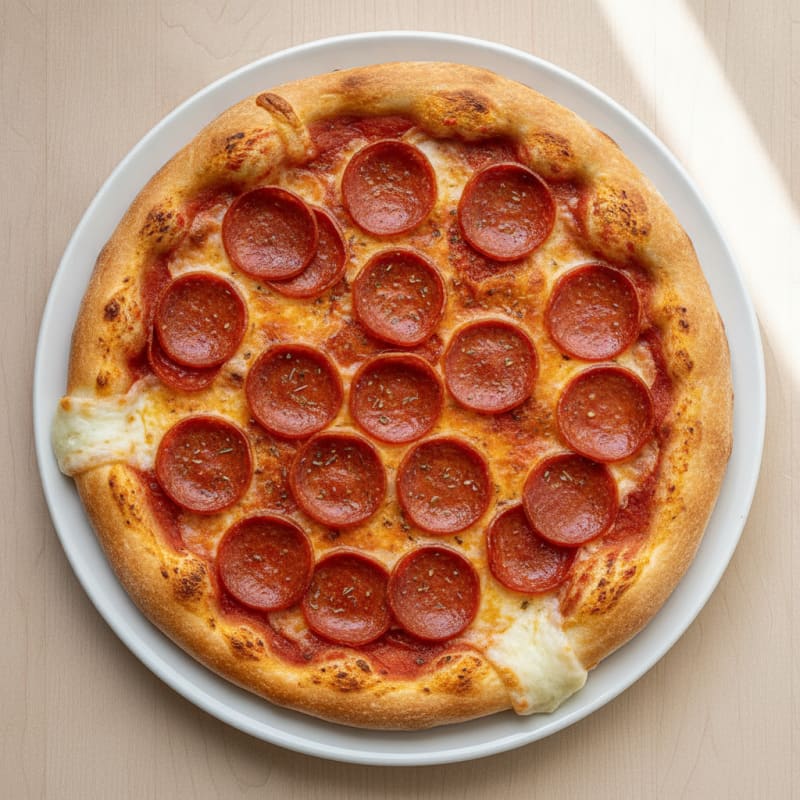 Stuffed Crust Pepperoni Pizza